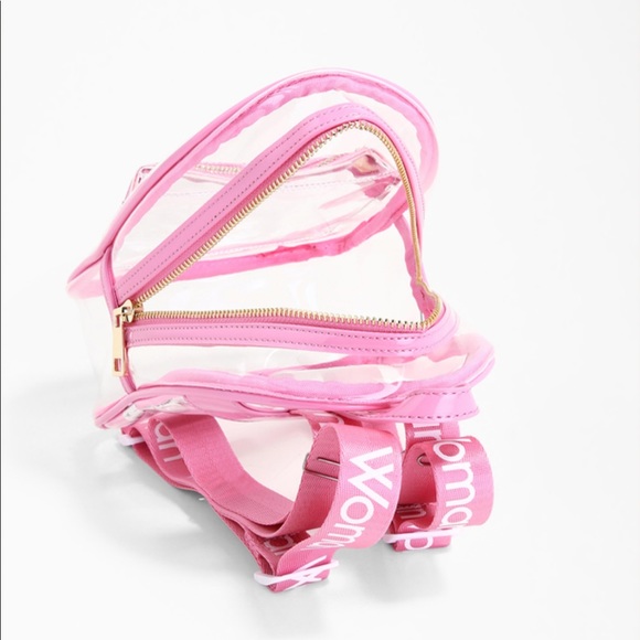 SOLD‼️Forever 21 Clear & Pink Mini Backpack - Picture 4 of 4